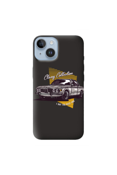 Other Apple iPhone 14 Classy Collection Black Colored Silicone TPU Θήκη
