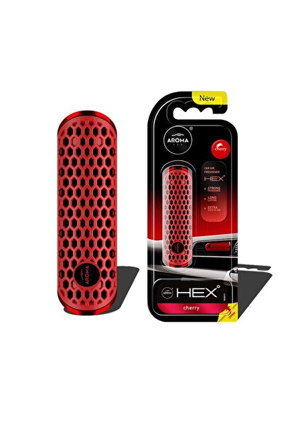 AMIO Odorizant auto grila ventilatie AROMA FANCY SHAPES POLYMER HEX Cherry