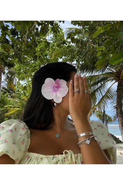 FloresDeCarnaval Light Lilac Orchid Hair Clip 🦄