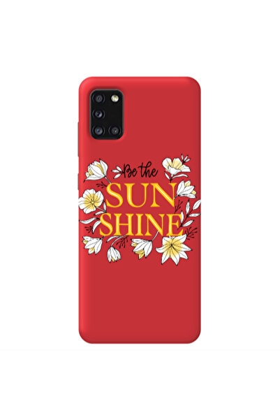 Other Samsung A41 Sun Shine Red Colored Silicone TPU Θήκη