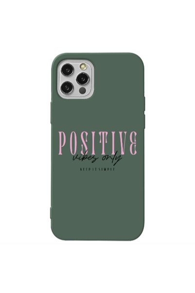Other Apple iPhone 13 Pro Keep It Simple Dark Green Colored Silicone TPU Θήκη