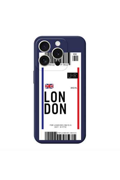 Other Apple iPhone 15 Pro Max London Arrival Dark blue Colored Silicone TPU Θήκη