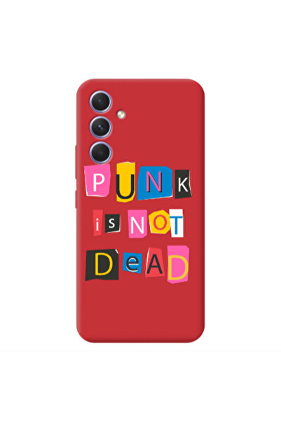 Other Samsung A54 Punk is not Dead Red Colored Silicone TPU Θήκη