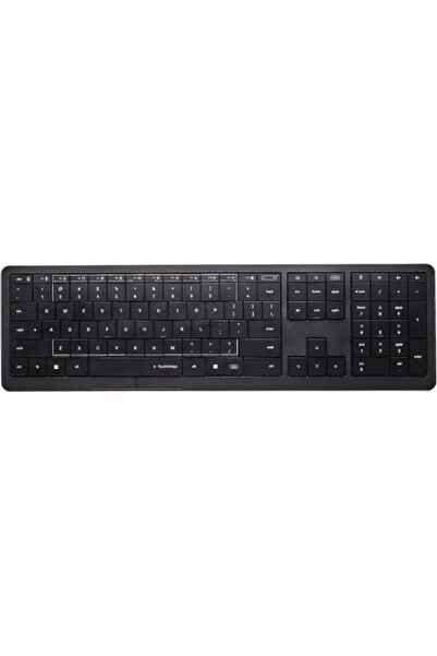 CLEVETURA CLVX 1 Wireless Keyboard, ANSI US, RGB, Touchpad, Aluminum, Black