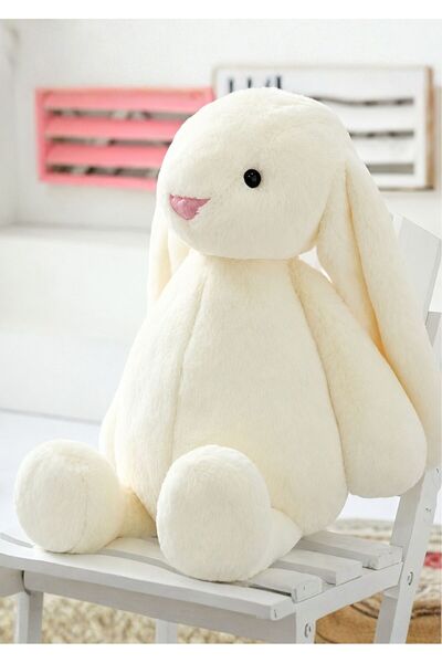 Heribom 45 Cm Uzun Kulak Tavşan Peluş Oyuncak