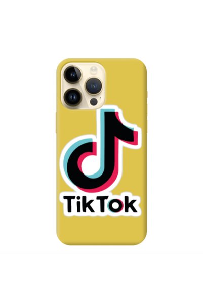 Other Apple iPhone 13 Pro Max Tik Tok Yellow Colored Silicone TPU Θήκη