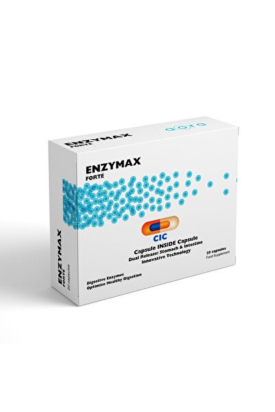 OEM Enzymax Forte Συμπλήρωμα Διατροφής με Συνδυασμό Ενζύμων | 20caps
