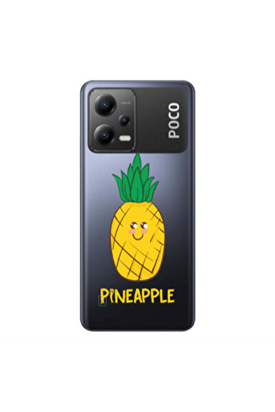 Other Xiaomi Poco X5 Pineapple Transparent Silicone TPU Θήκη
