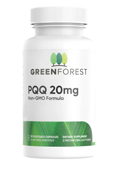 NATURAL VITAMINS Πράσινο Δάσος |   PQQ 20mg |   30 κάψουλες