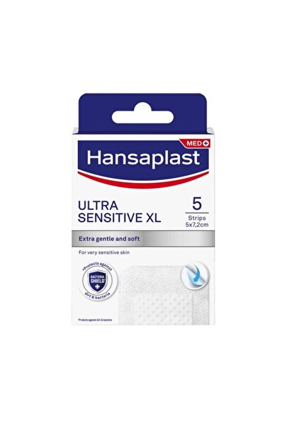 Hansaplast | Ultra Sensitive XL | Επιθέματα για Ευαίσθητο Δέρμα 5 x 7,2cm | 5τμχ