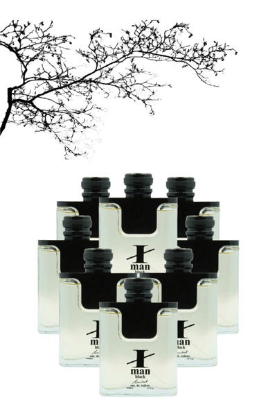 Man 8 قطع عطر أسود 100 مل