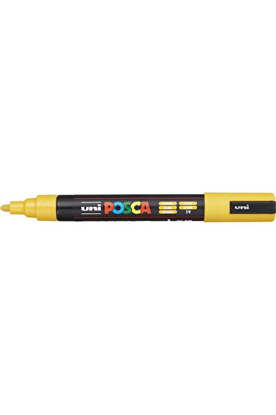 POSCA PC-5M Μαρκαδόρος Σχεδιασμού 2.5mm Κίτρινο