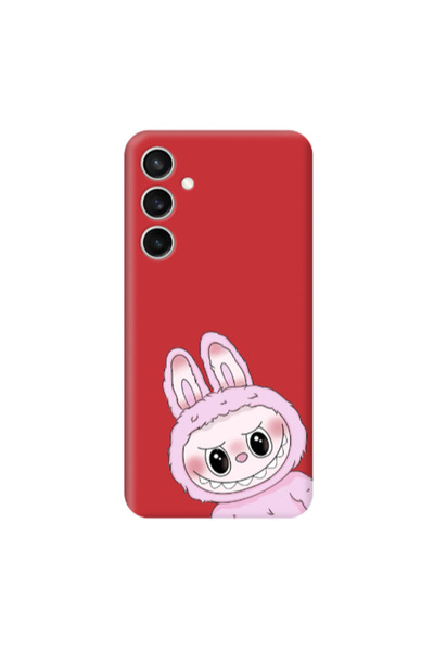 Other Samsung S24 Plus Labubu 6 Red Colored Silicone TPU Θήκη