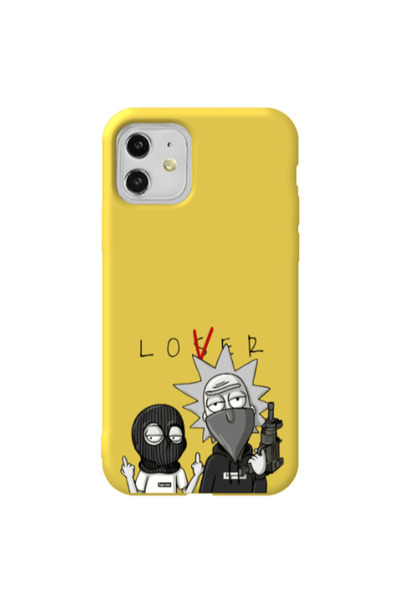 Other Apple iPhone 11 Rick Loser Yellow Colored Silicone TPU Θήκη