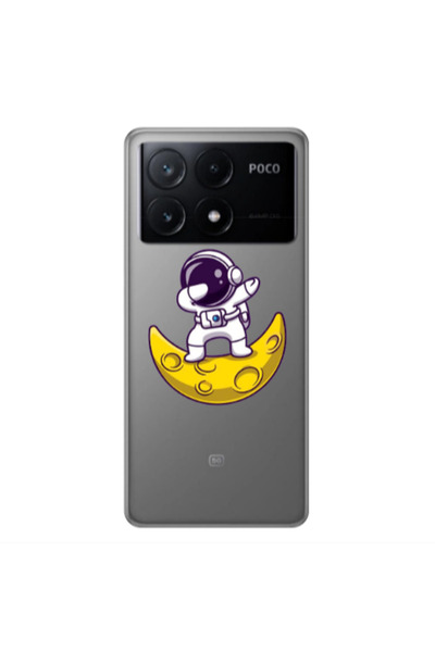 Other Xiaomi Poco X6Pro 5G Astronaut on the moon Transparent Silicone TPU Θήκη