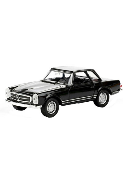WELLY Mercedes-Benz 230SL Μαύρο Αυτοκίνητο Κλίμακα 1:34 Με μηχανισμό οπισθέλκ...