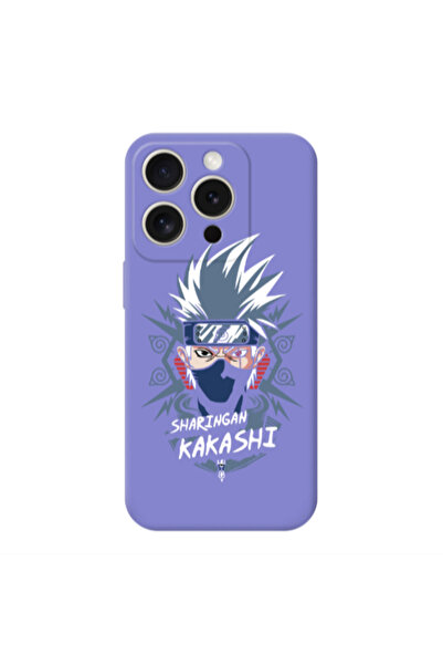 Other Apple iPhone 15 Pro Max Anime Mangoo Purple Colored Silicone TPU Θήκη