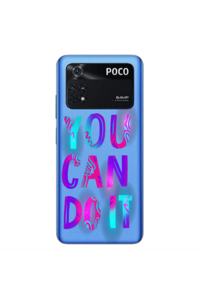 Other Xiaomi Poco M4 Pro 4G You Can Doit Transparent Silicone TPU Θήκη
