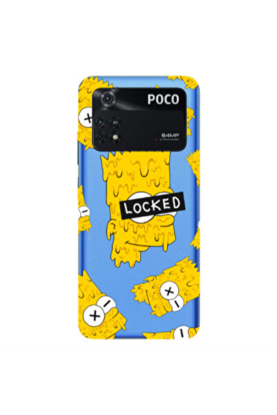 Other Xiaomi Poco M4 Pro 4G Bart Simpson Transparent Silicone TPU Θήκη