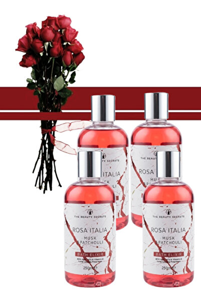 The Beauty Secrets 4 Pieces Rosa Italia Shower Gel 250ML