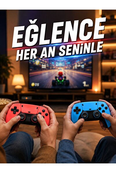 Lisinya Retro Oyun Konsolu HDMI Destekli Kablosuz Oyun Kolu ile Oyun Keyfi -