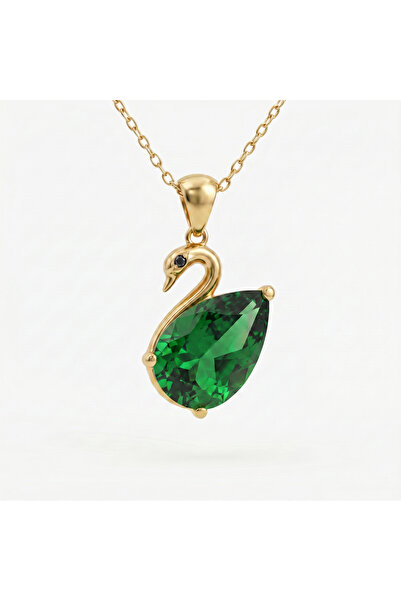 – Swan Series | Green Zirkon Necklace