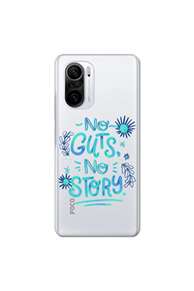 Other Xiaomi Poco F3 No guts no story Transparent Silicone TPU Θήκη