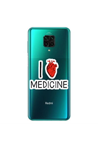 Other Xiaomi Redmi Note 9S I Love Medicin Transparent Silicone TPU Θήκη