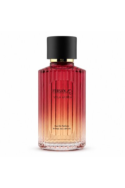 FURSAN Vela Aurea Unisex Eau De Parfum 100ml, Modern Sweet Clean Perfume with Pear, Tangerine, Bergamot, Orange Blossom, Neroli, Jasmine, Vanilla, Amber & White Musk