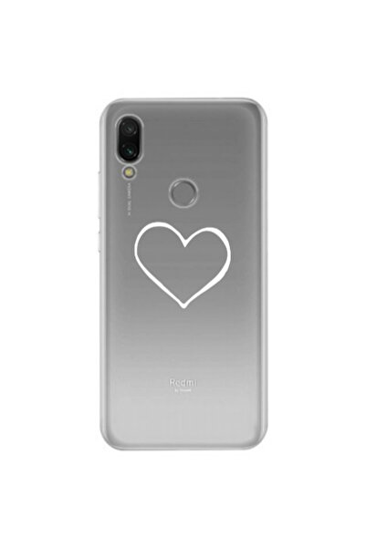 Other Xiaomi Redmi Note 7 White heart Transparent Silicone TPU Θήκη
