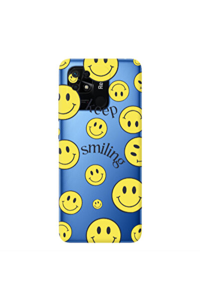 Other Xiaomi Redmi 10C Keep Smiling Transparent Silicone TPU Θήκη