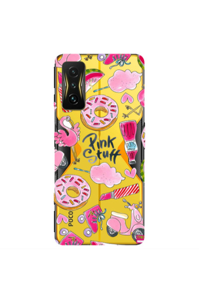 Other Xiaomi Poco F4 Gt pink stuff Transparent Silicone TPU Θήκη