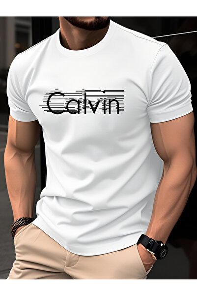 252611 Men's Summer T-Shirt, Short Sleeve Slim Fit Trendy Top, Fashionable Ve...