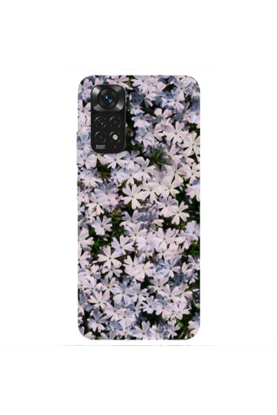 Other Xiaomi Redmi Note 11S NFC Flowers white Transparent Silicone TPU Θήκη