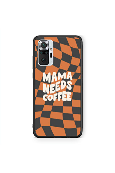 Other Xiaomi Redmi Note 10 Pro 4G Mama needs coffee Black Glossy Θήκη