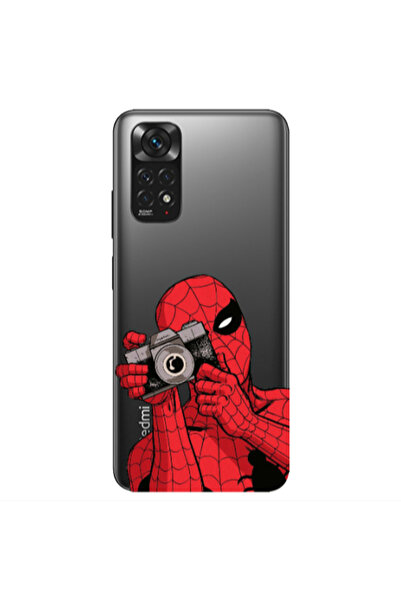 Other Xiaomi Redmi Note 11S NFC Spiderman take picture Transparent Silicone T...