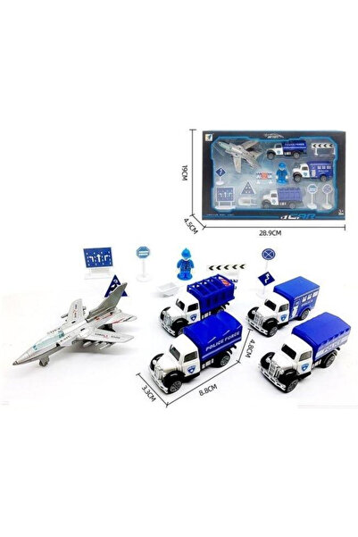 OEM Set vehicule politie metalice Merkpol multicolor cu accesorii