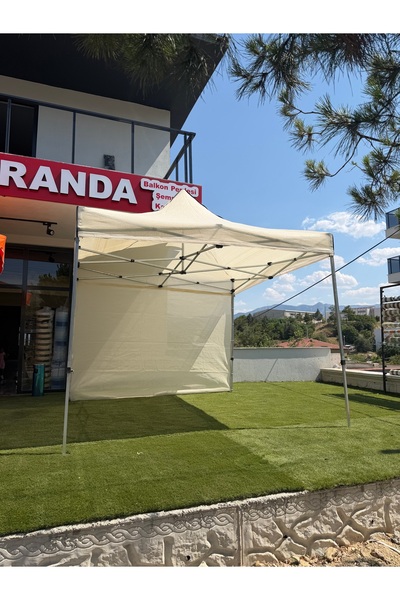 HİLAL ŞEMSİYE 3x3 gazebo fileli çadırımız %95 güneş geçirmez file
