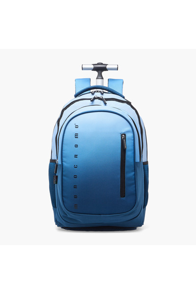 Monocrom Monocromo Ombre School Trolley Bag for Boys 8-13 Years with Retracta...