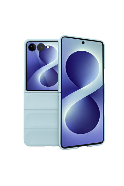 Techsuit Калъф за телефон Magic Shield за Samsung Galaxy Z Flip8, защита, син