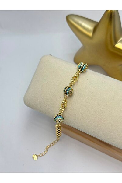 BYYEŞO Nazar Detail Steel Bracelet