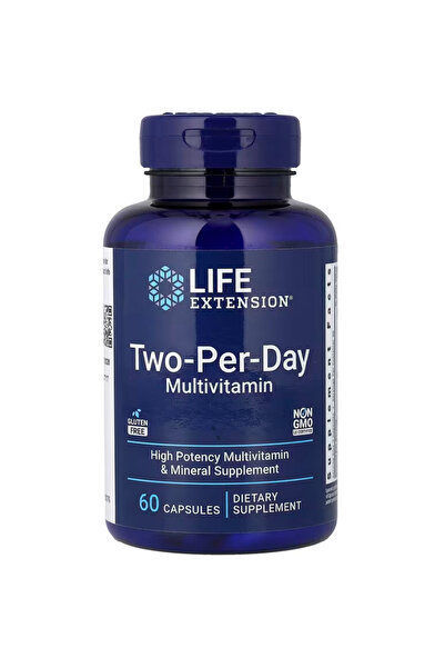 Life Extension Supplements, Two-Per-Day Multivitamin - for Heart, Brain, Bloo...