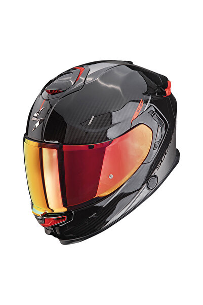 Scorpion Apex EXO-GT SP Carbon Matrix Air Asphalt Kapalı Motosiklet Kaskı Siy...