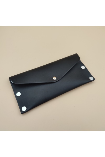 Leather 1 Studio Portofel plic lucrat manual “Rivet Stack”