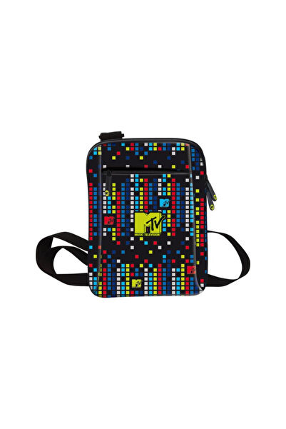 MC Micostore Geanta de umar St.Majewski MTV 291692, cu buzunar, negru, 25cm