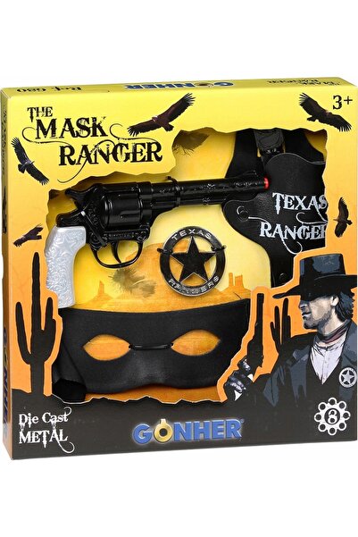 Gonher Set cowboy, Gonher, 19x9 cm, Negru