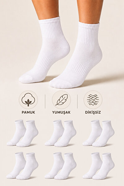 Ducks Socks Дамски памучни безшевни къси чорапи за всеки ден, комплект от 6 ч...