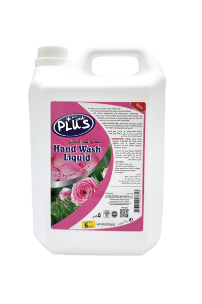 Plus Hand wash liquid Rose 5 ltr x 4