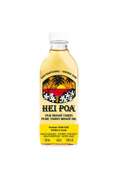 Hei Poa | Pure Tahiti Monoi Oil Vanilla Scent Έλαιο Πολλαπλών Χρήσεων με Άρωμ...