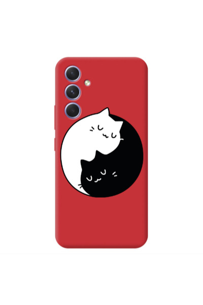 Other Samsung A35 Bundle of love Red Colored Silicone TPU Θήκη